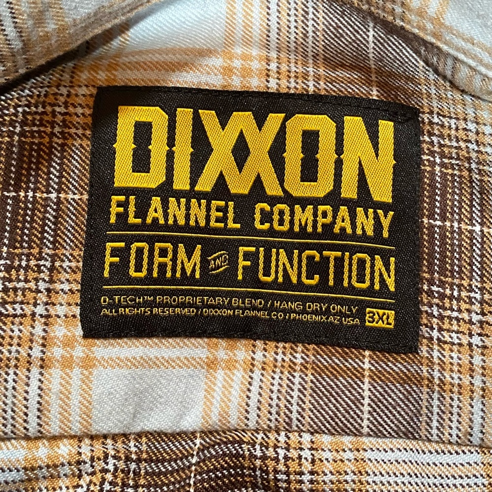 Dixxon Flannel Co OG “Pismo Beach” Long Sleeve Flannel Sz 3XL w/ Snaps
